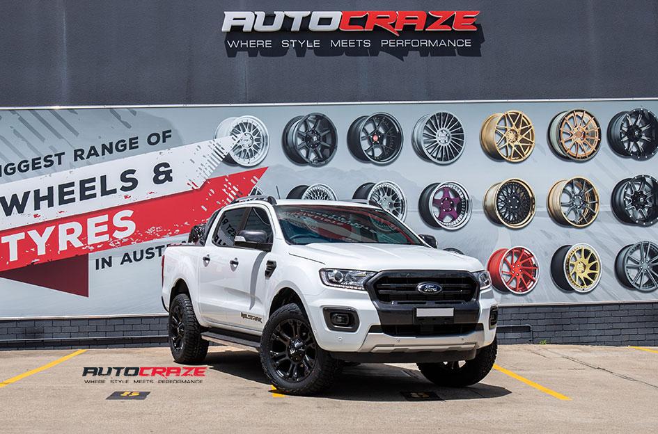 FORD-RANGER-VAPOR-BLACK-MACHINED-WITH-DARK-TINT